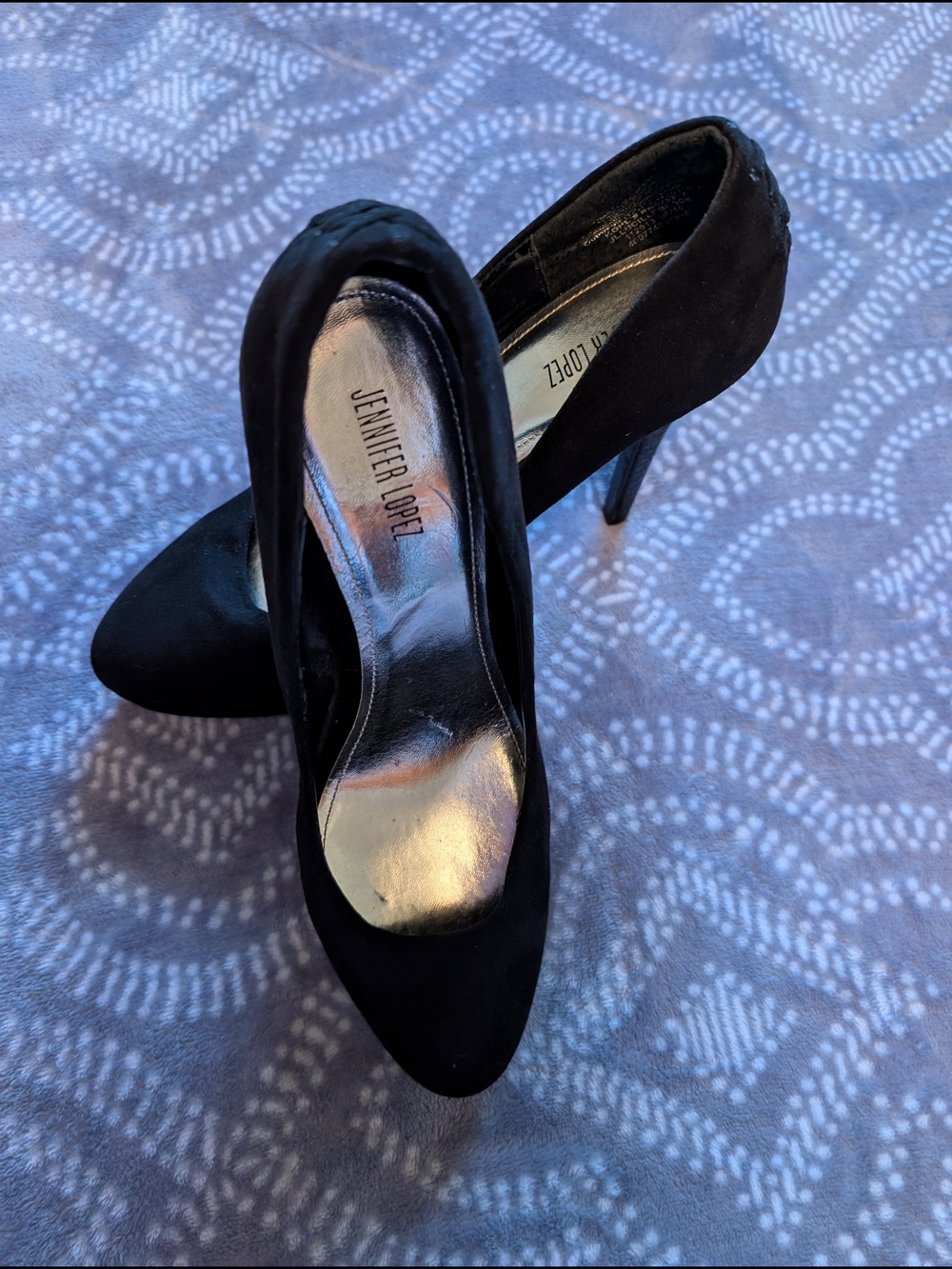 Jennifer Lopez Black Pointed Toe Stiletto Pumps